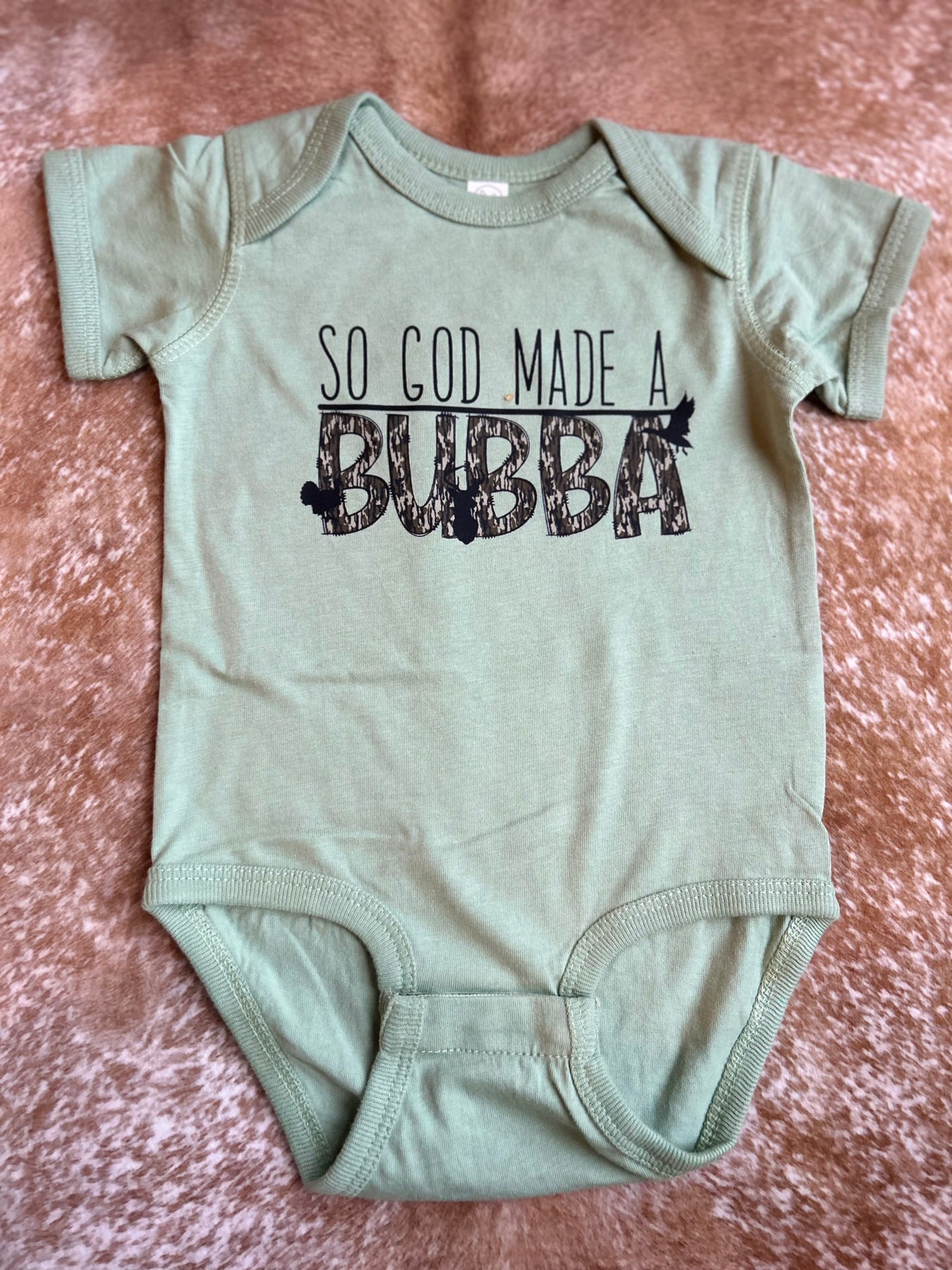 So God Made A Bubba Onesie - 12M