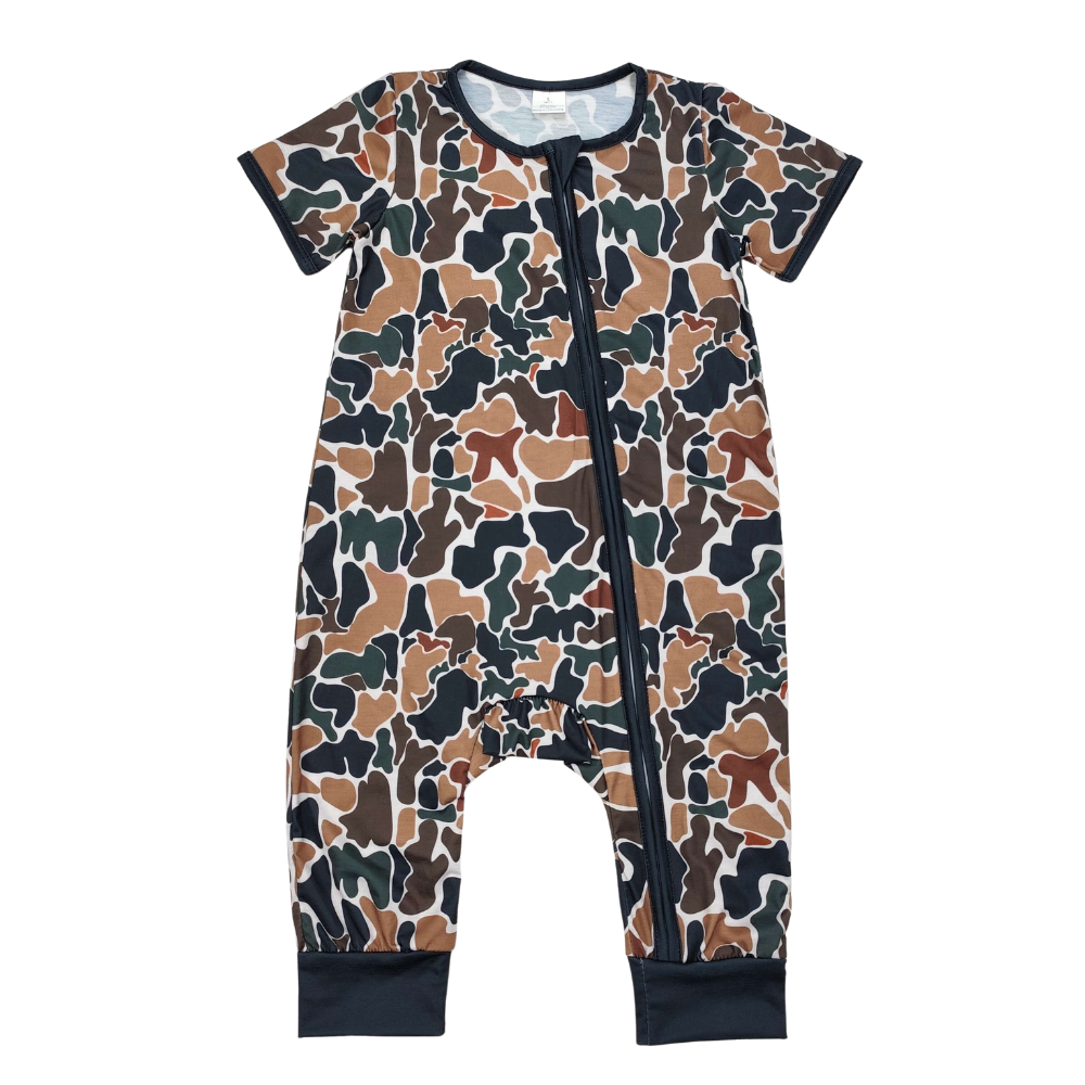 Retro Camo Play Romper