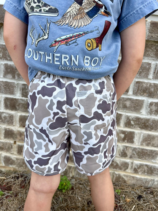 Old School Camo Performance Shorts