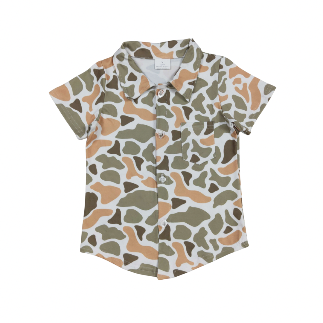 Fall Camo Button Up