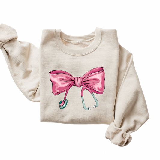 Nurse Bow Crewneck