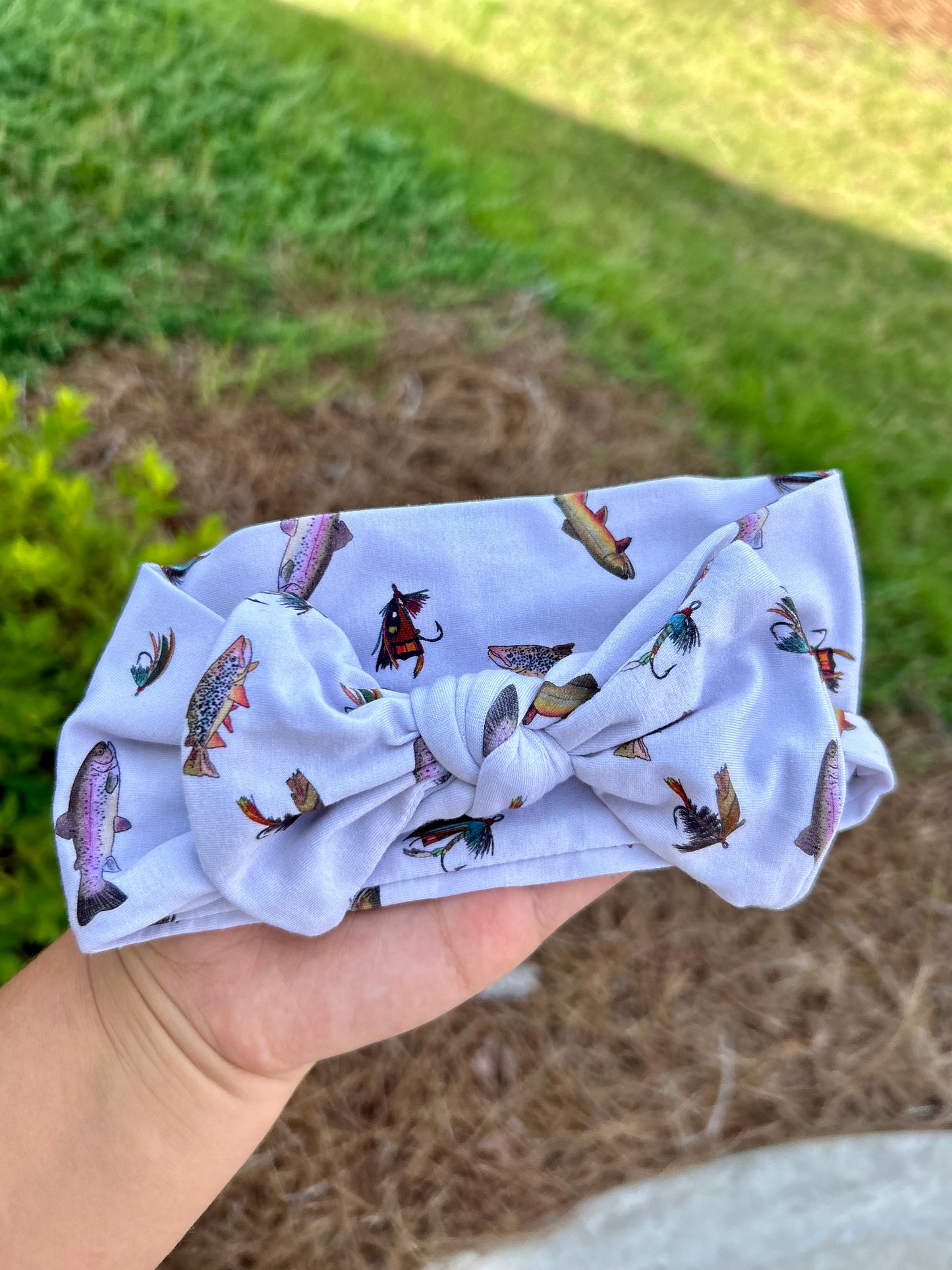 Trout & Lure Bamboo Bow