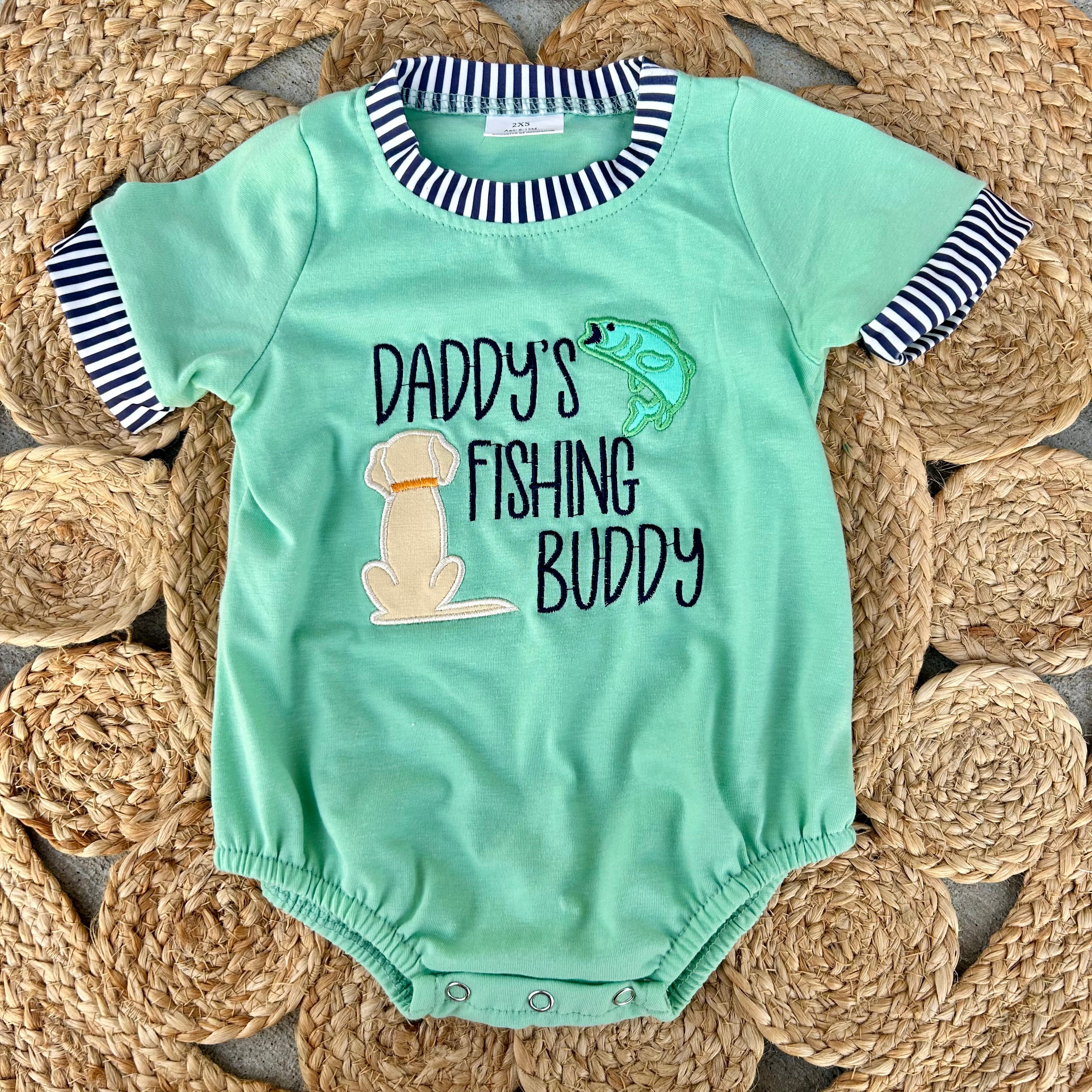 Daddy’s Fishing Buddy Romper - Preorder