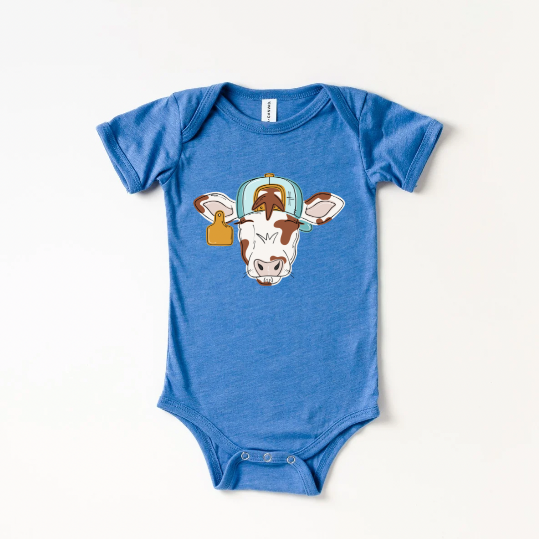 Retro Cow Boys Onesie