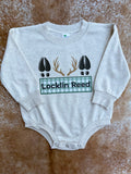 Deer Tracks Name Bubble Oatmeal - CUSTOM