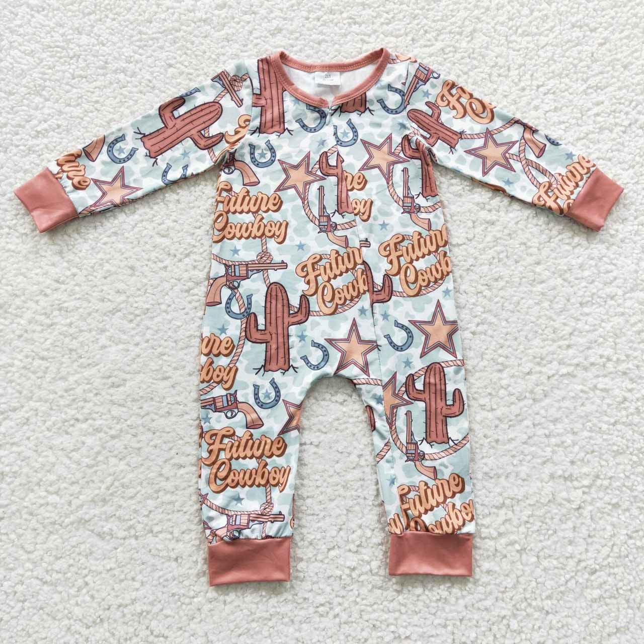 Future Cowboy Zipper Romper - Preorder