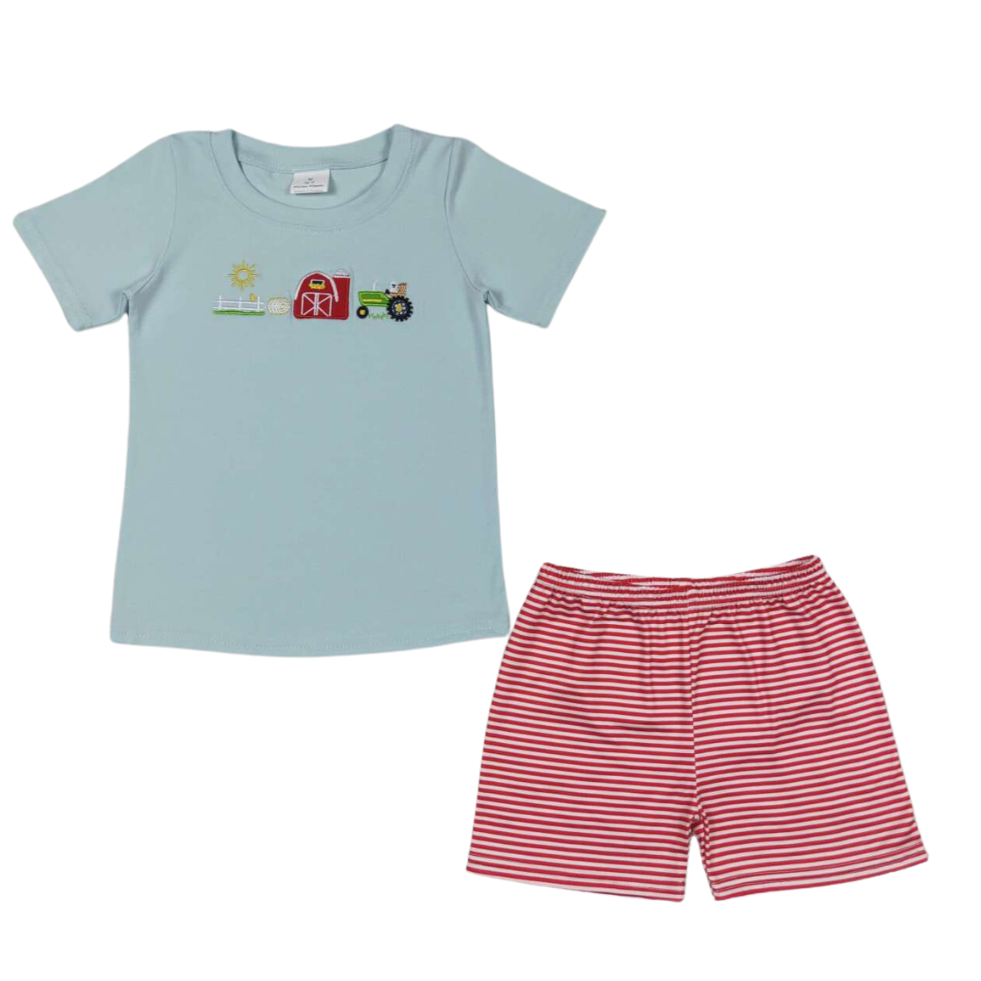 Embroidered Farm Set