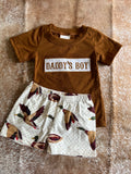 Embroidered Daddy’s Boy Set - RTS