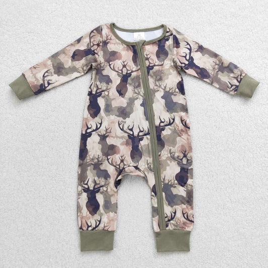 Deer Zipper Romper