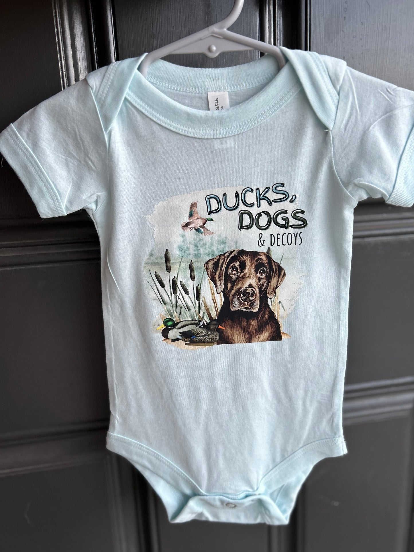Ducks, Dogs & Decoys Onesie