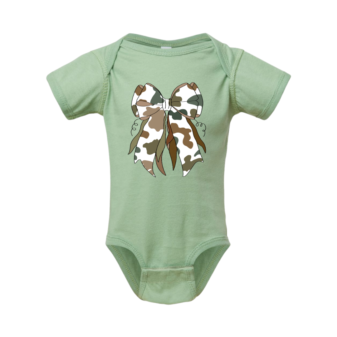 Camo Bow - Sage