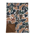 Retro Camo Minky Blanket - Preorder