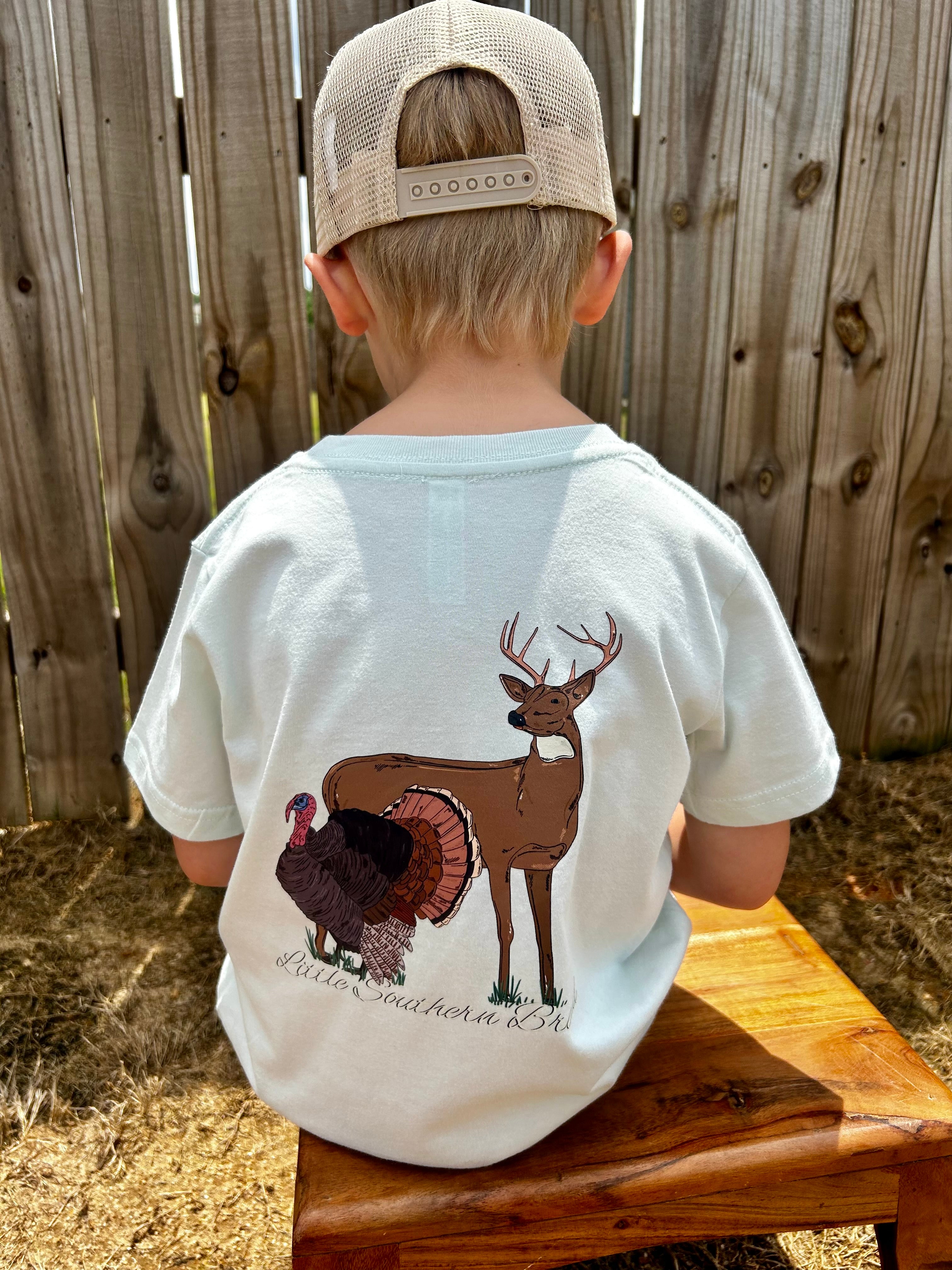 Turkey & Deer - Honeydew