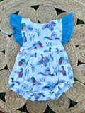 Girls Duck Romper - Preorder