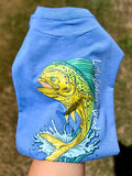Mahi Mahi Graphic Tee - Carolina Blue