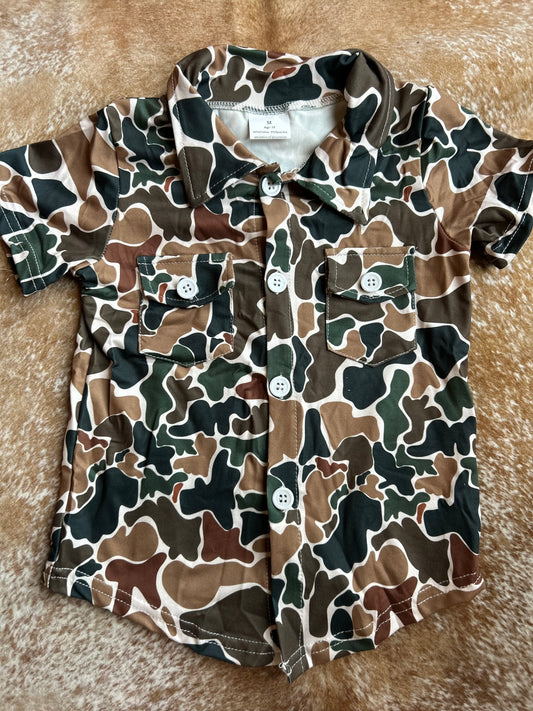 Retro Camo Shirt - 3T