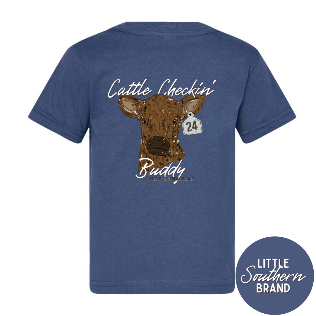 Cattle Checkin’ Buddy infant - Indigo