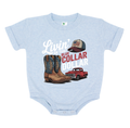Livin’ On That Blue Collar Dollar Bubble Romper