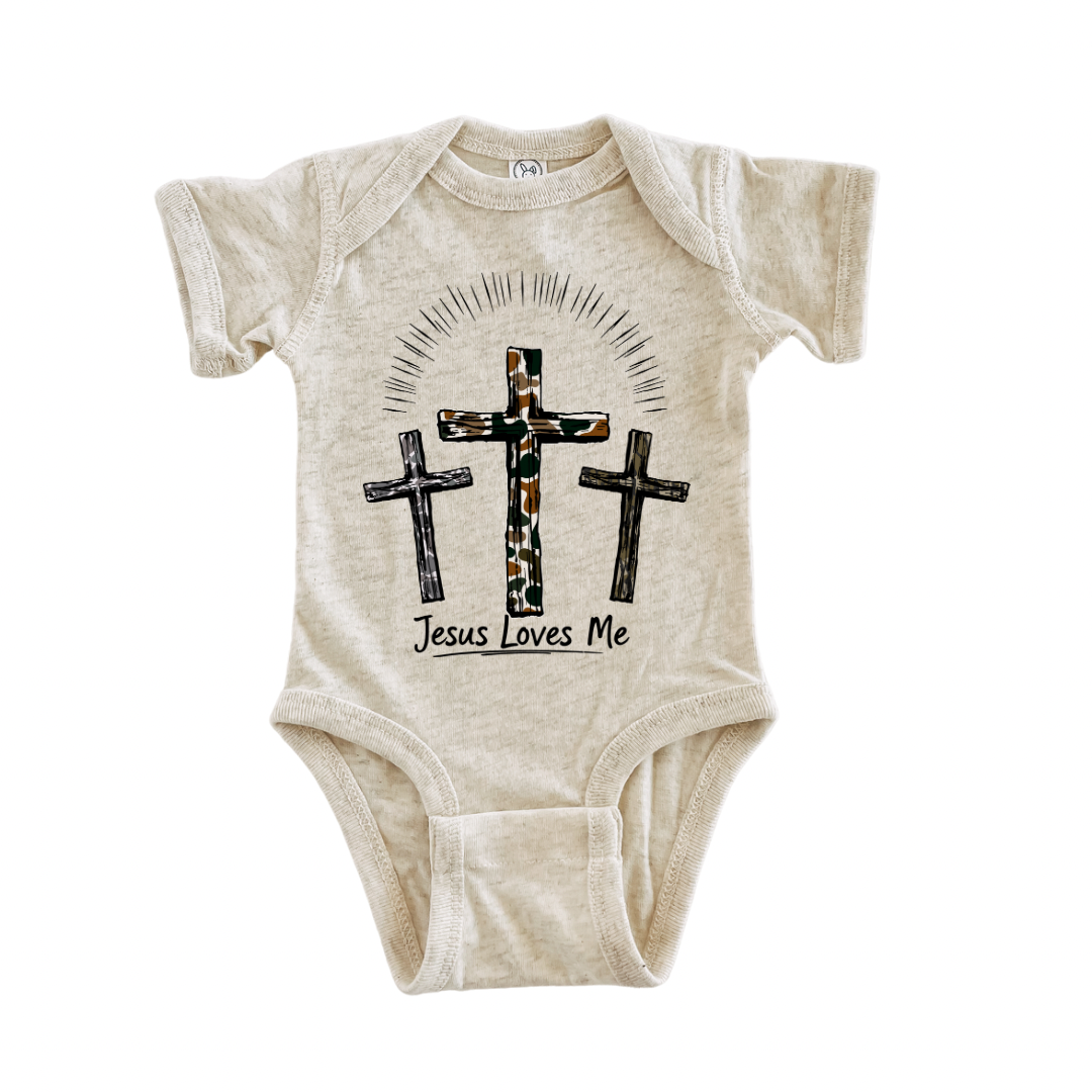 Jesus Loves Me Onesie