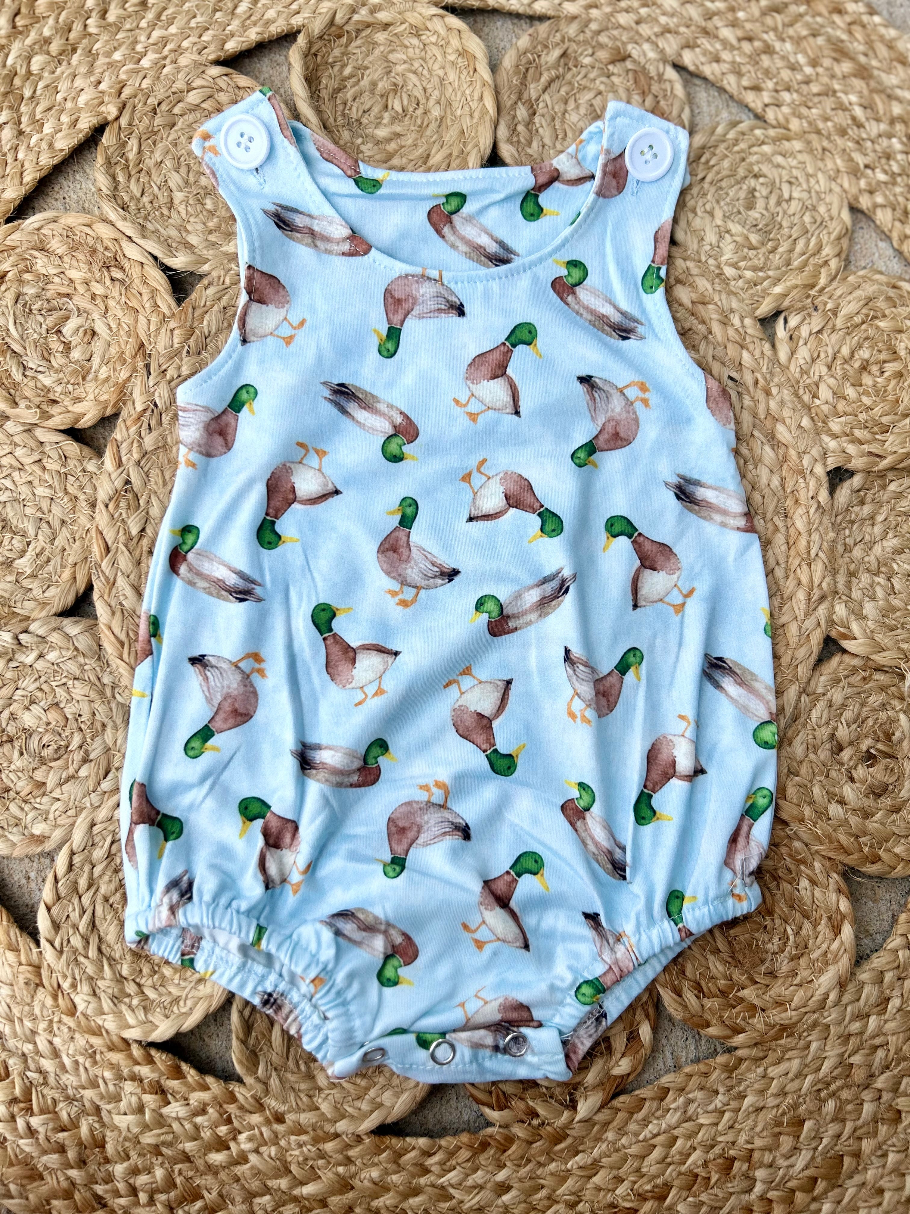 Mallard Ducks Romper- Preorder
