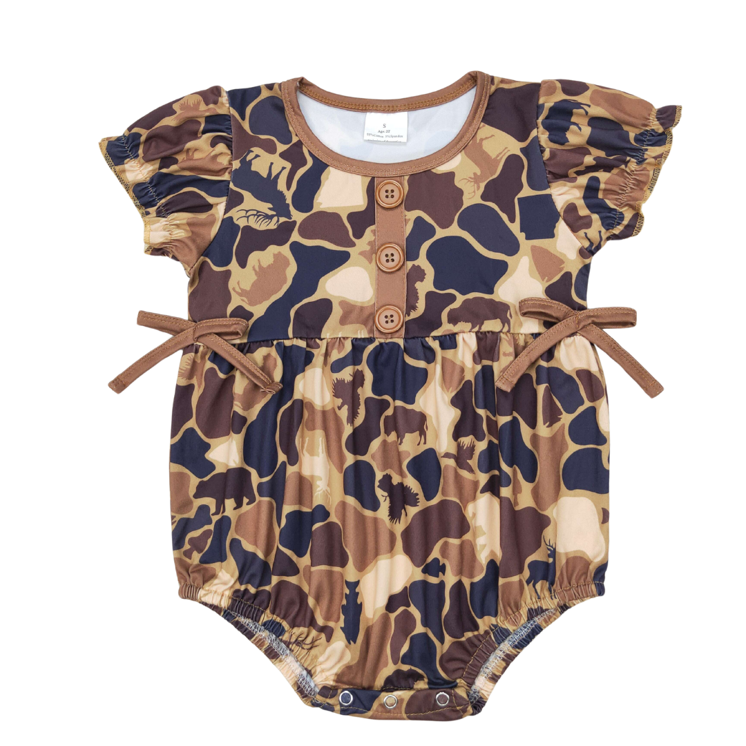 Girls Camo Bubble - Preorder