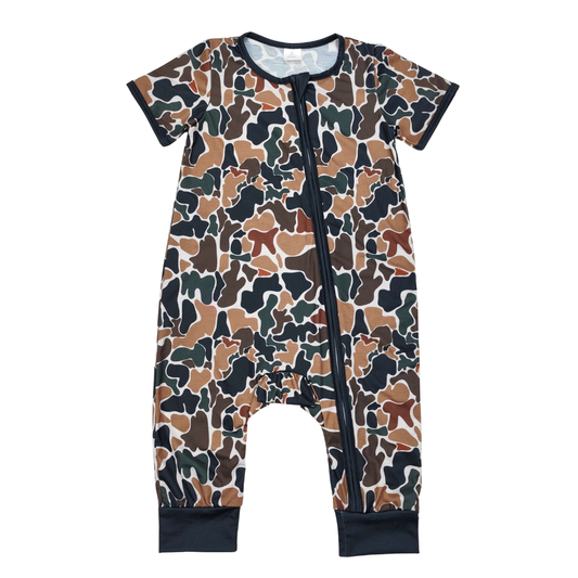 Retro Camo Play Romper