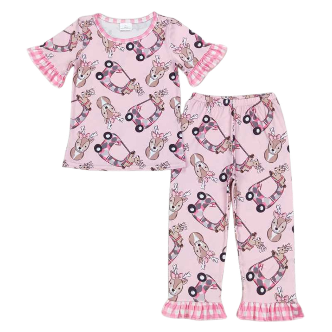 Pink Deer Cozy Coupe Set - Preorder