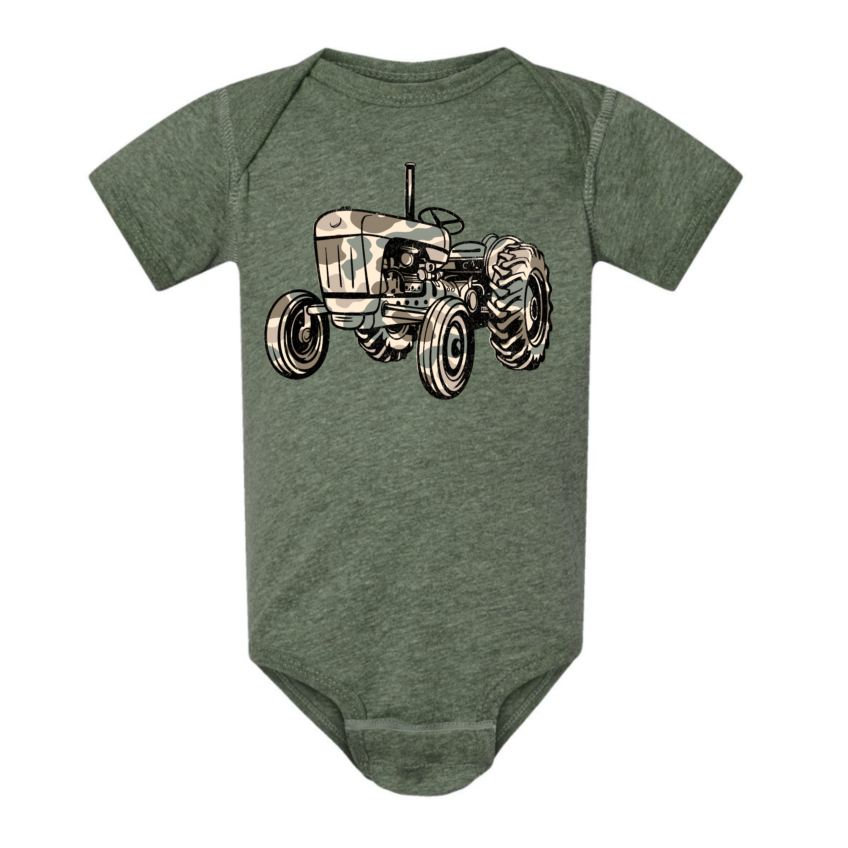 Camo Tractor - Vintage Green