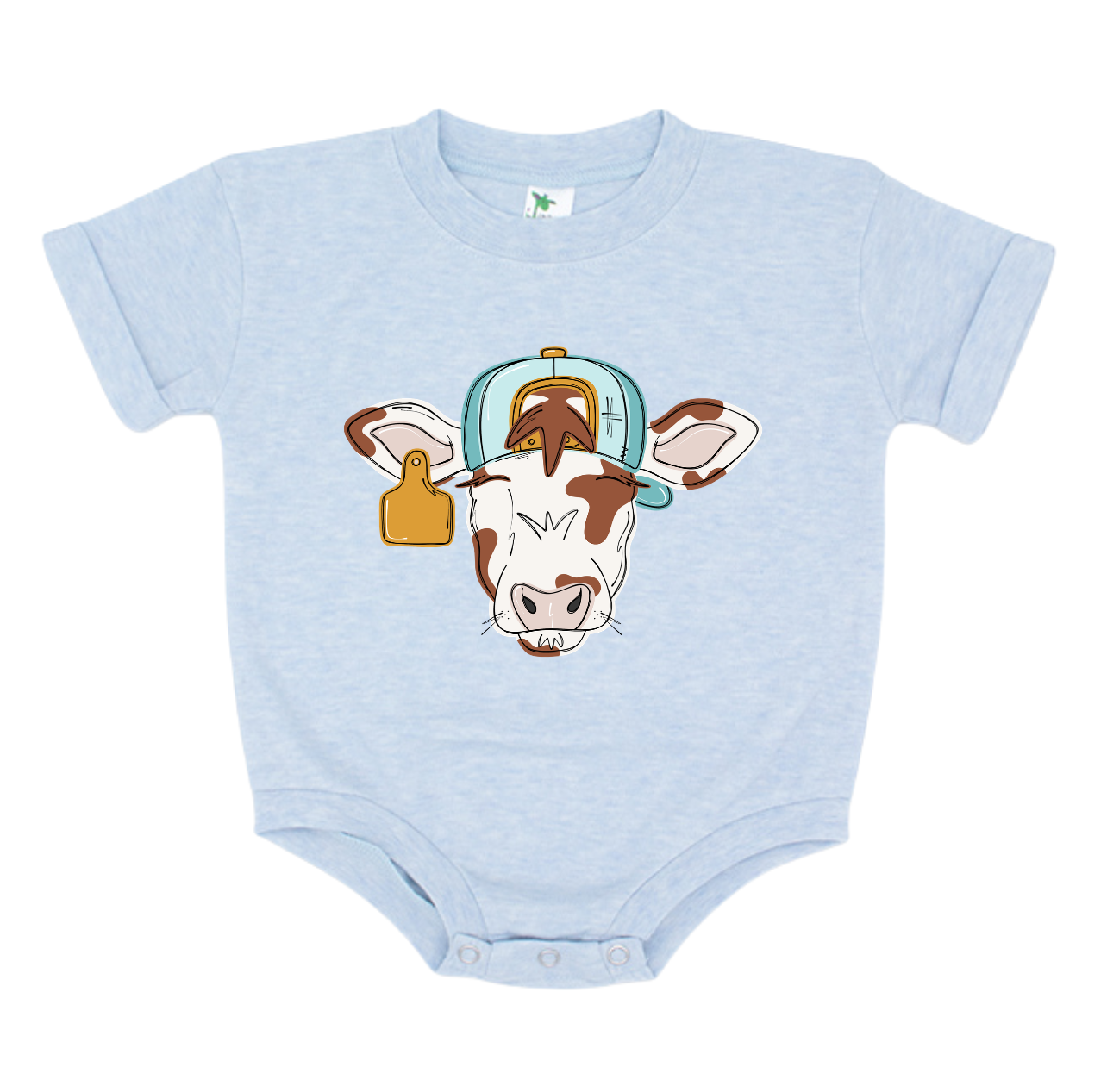 Cool Cow Bubble Romper