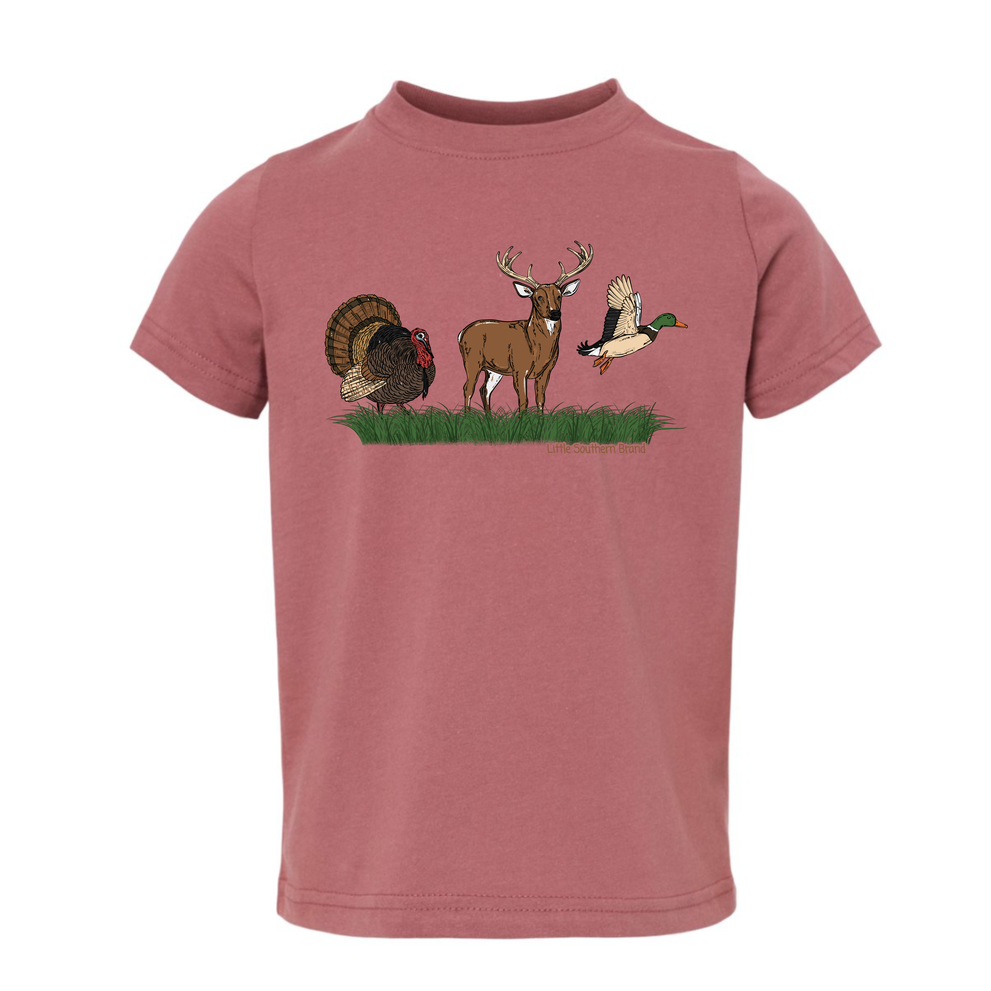 Duck, Turkey, Deer Short Sleeve - Rouge