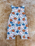 Baseball Romper