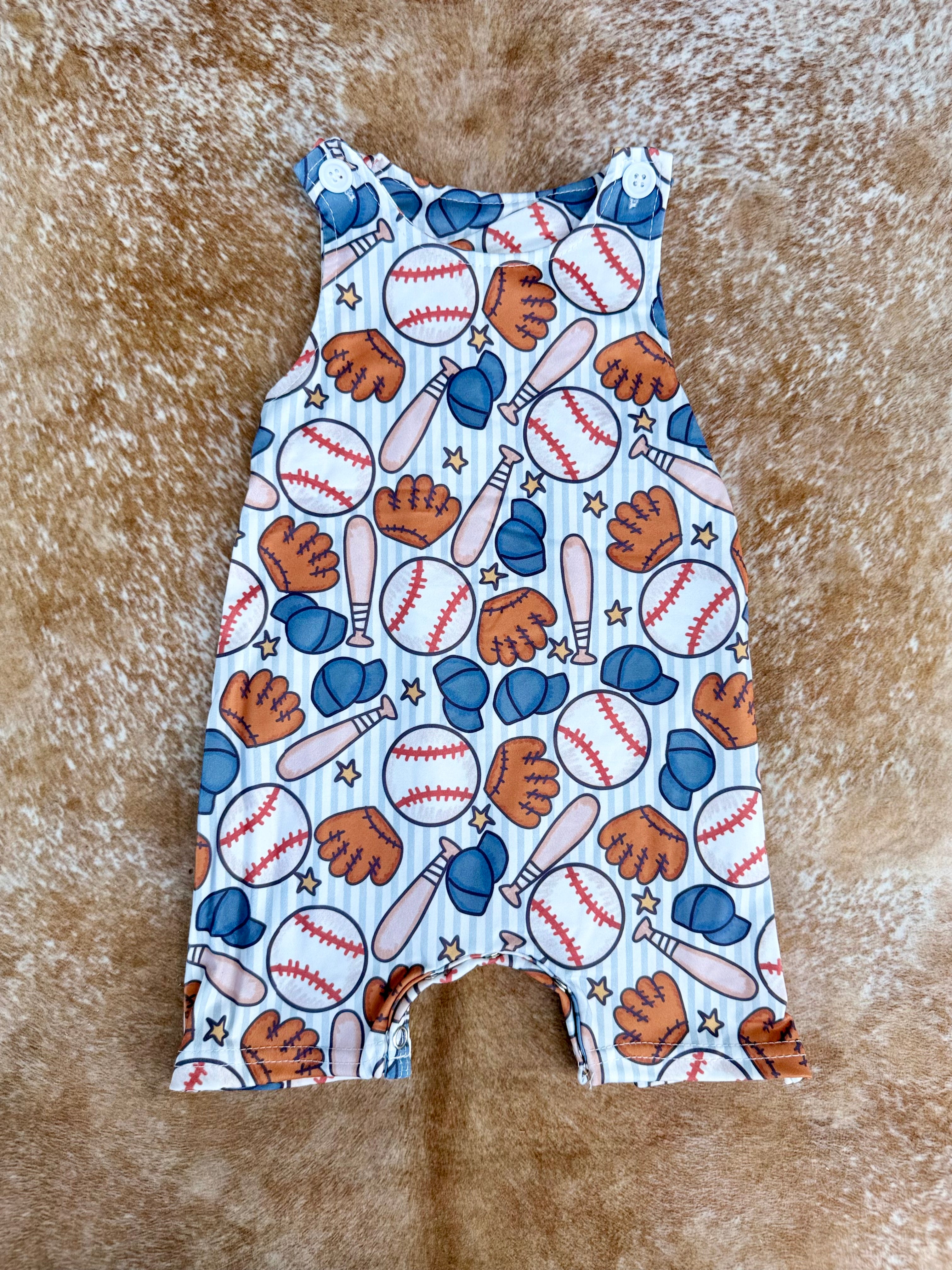 Baseball Romper