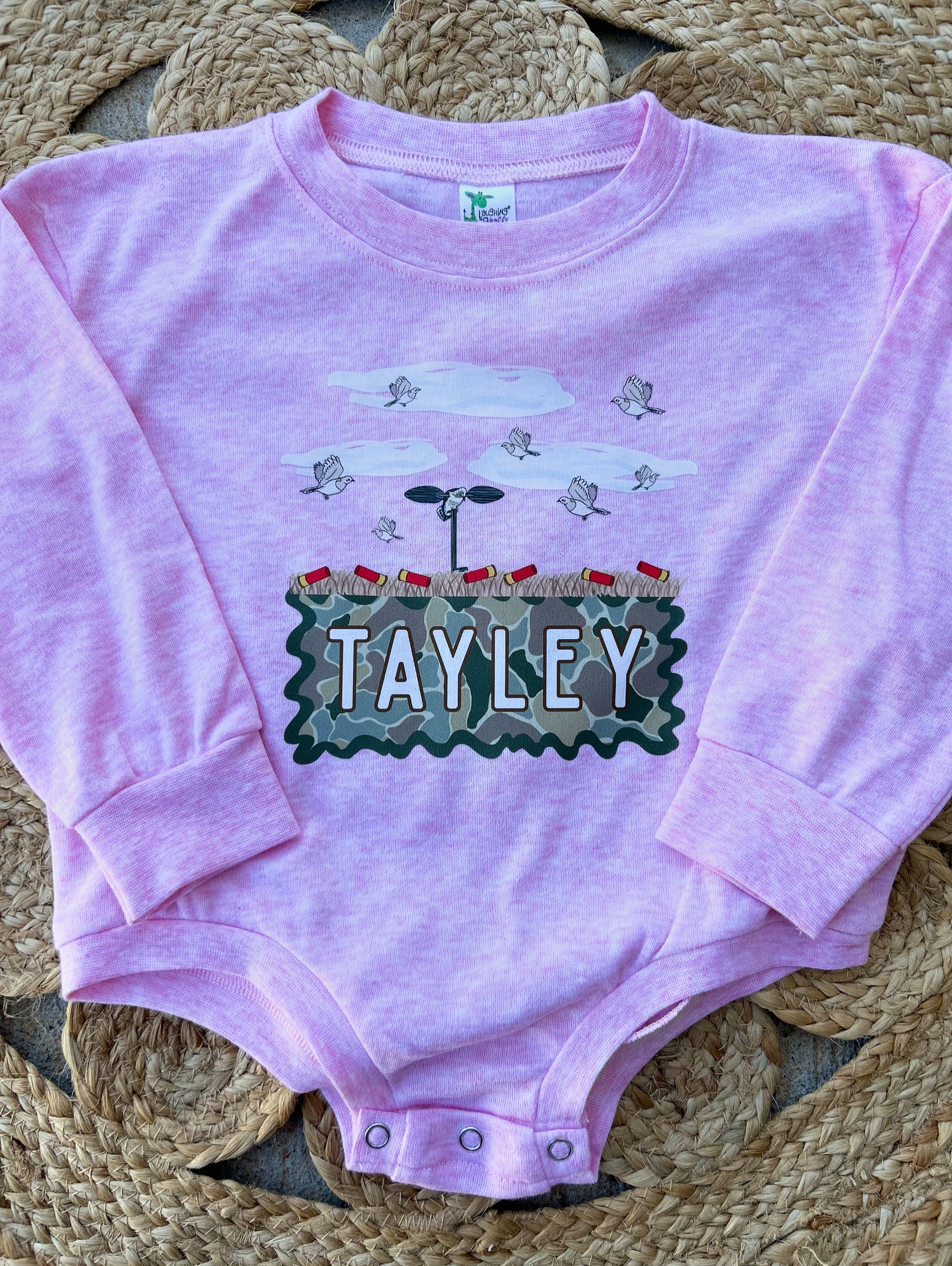 Dove Hunt Name Bubble - Pink