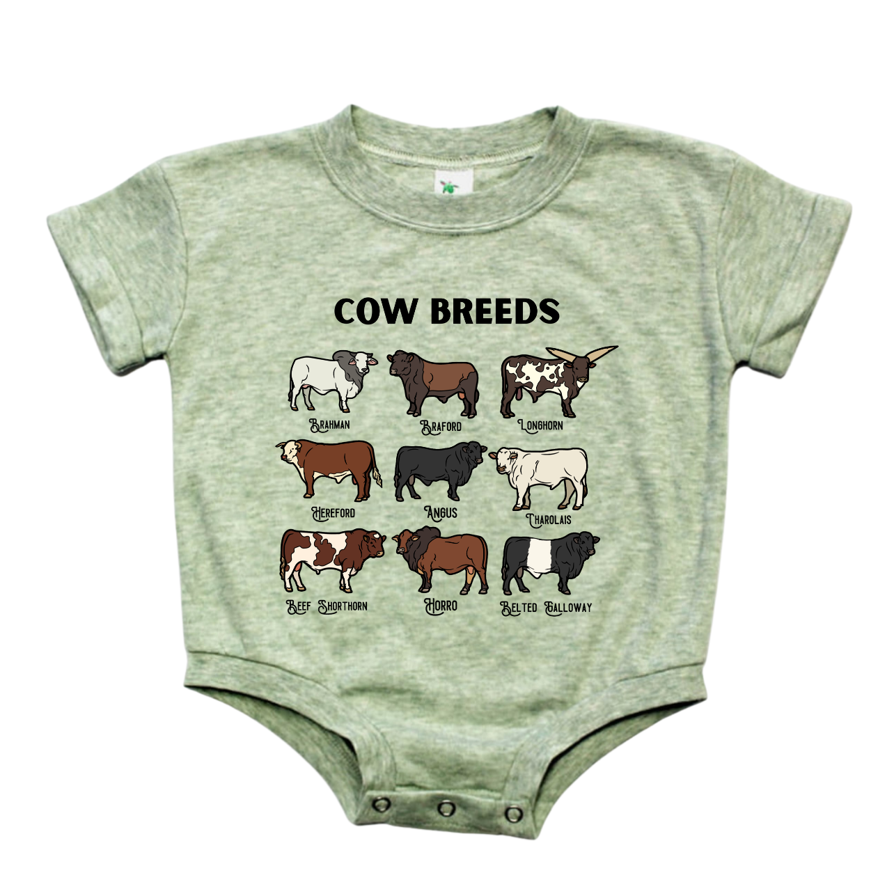 Cow Breeds Sage Bubble