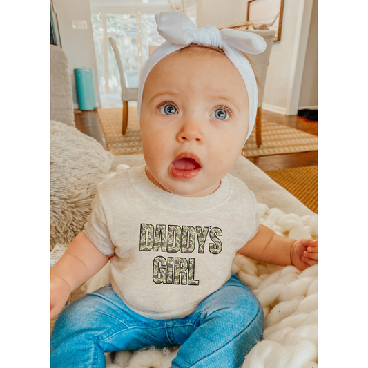 DADDY’S Girl shirt - old schoo camo