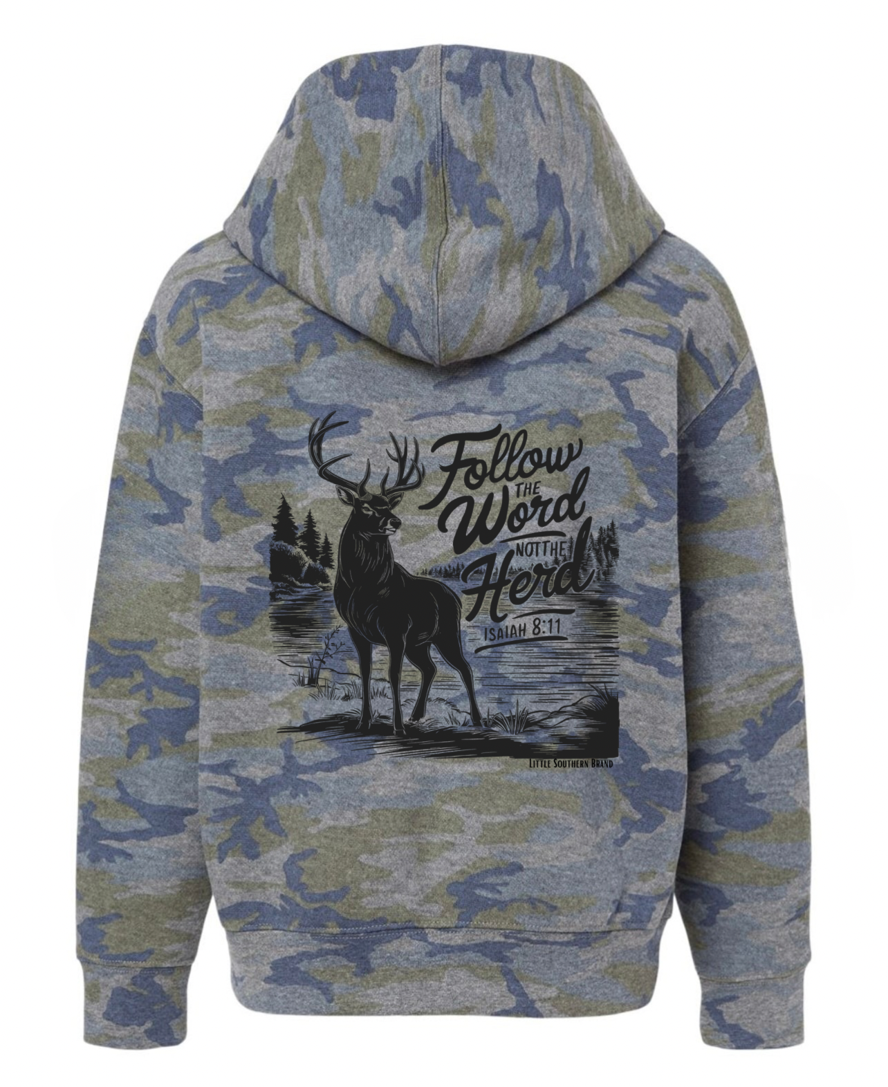 Follow The Word Hoodie - Vintage Camo