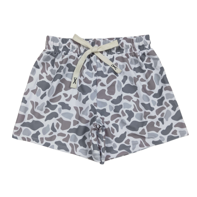 Light Camo Swim Trunks