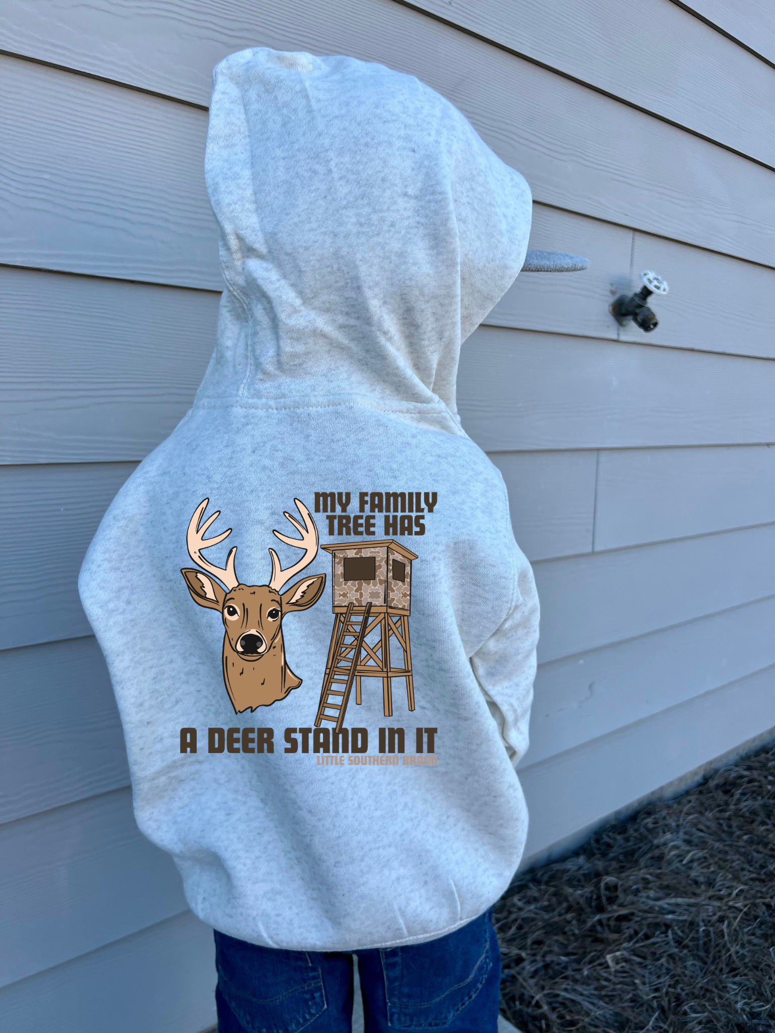 My Family Tree Has A Deer Stand Hoodie - Natural Heather
