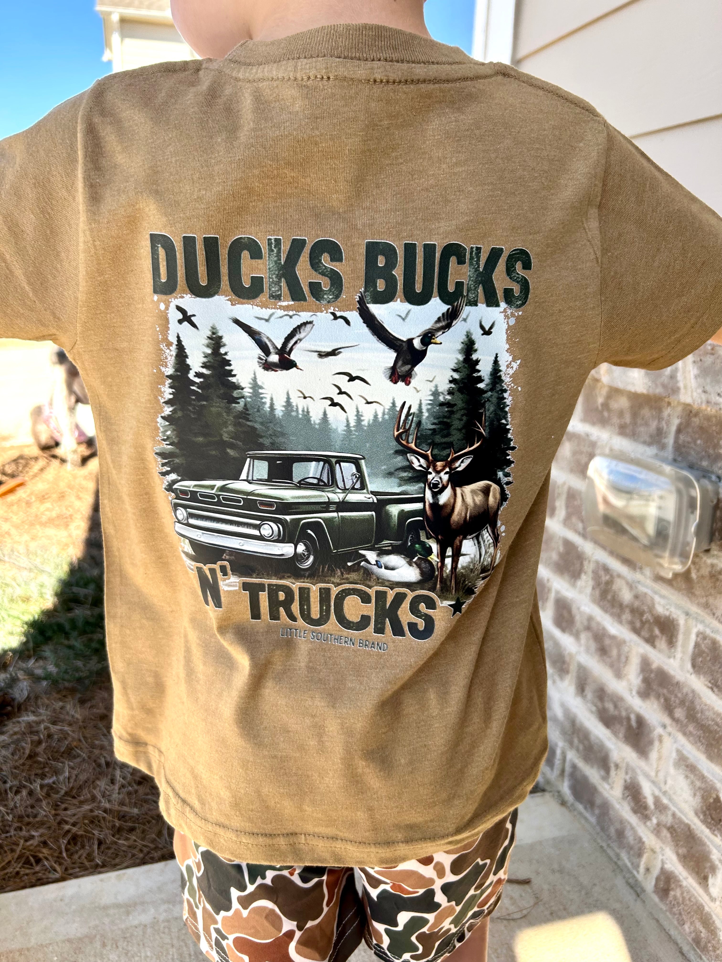 Ducks, Bucks N’ Trucks Back Design