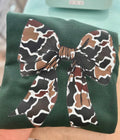 Retro Camo Bow Crewneck - Forest