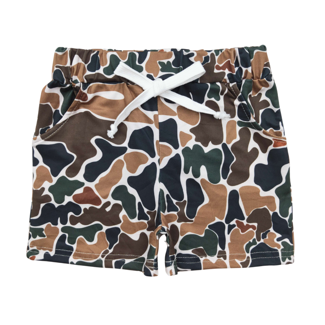 Retro Camo Shorts - Preorder
