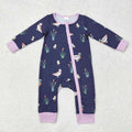 Purple & Navy Duck Zippy - Preorder
