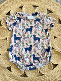 Black Lab Duck Dog Romper - Preorder