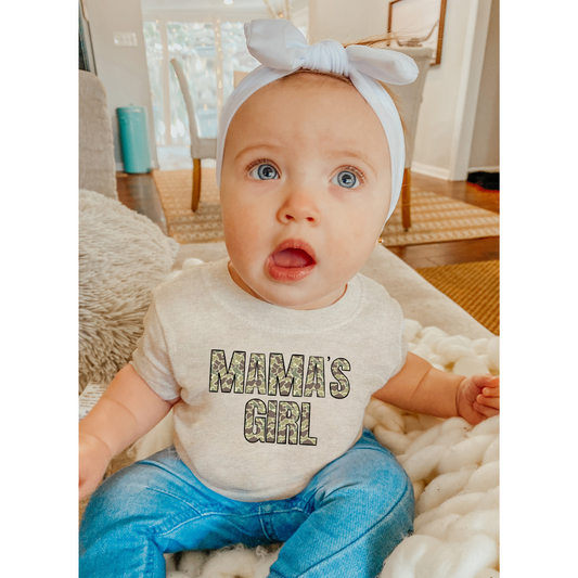 MAMAS' Girl shirt - old school camo