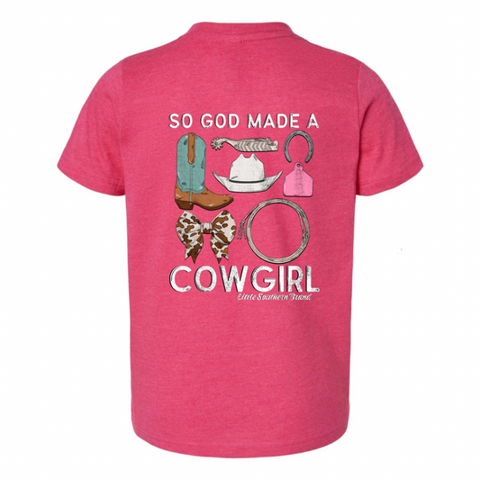 So God Made a Cowgirl - Hot Pink