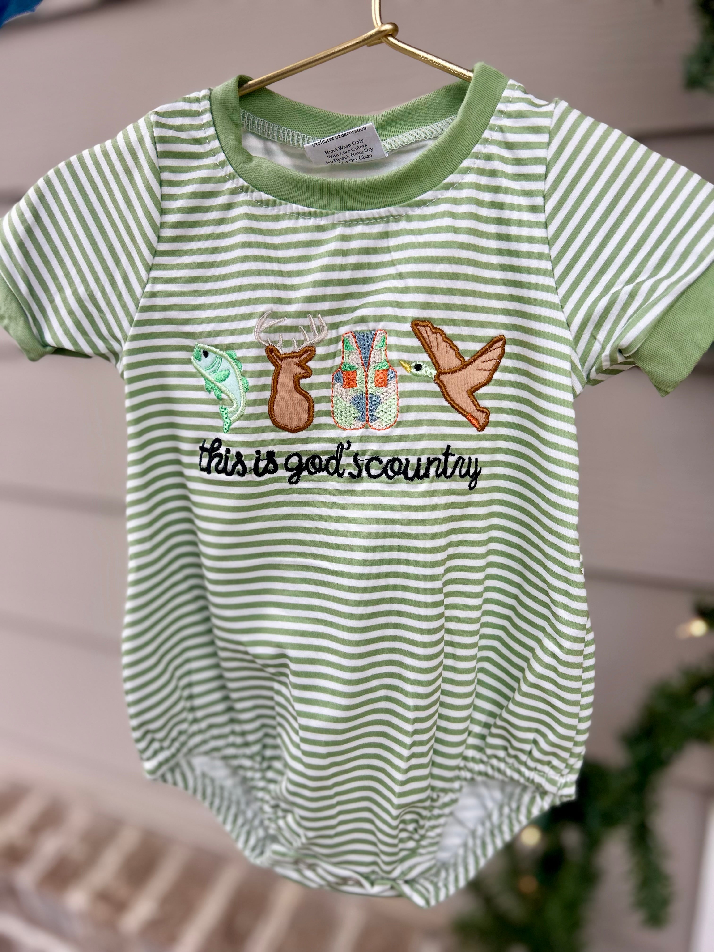 God’s Country Embroidered Romper (3/6)