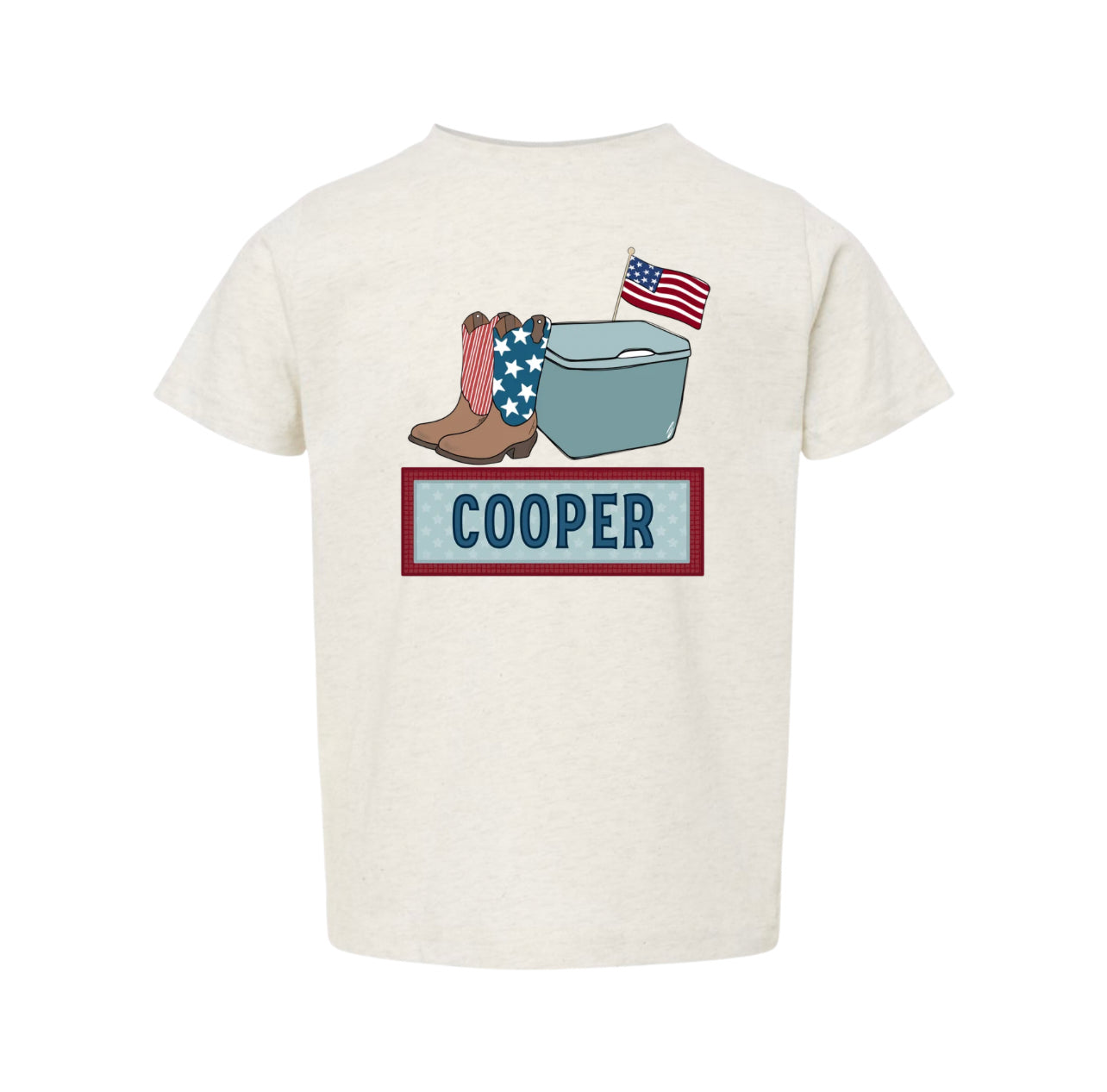 All American Boy Name Tee - CUSTOM