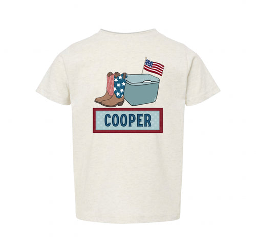 All American Boy Name Tee - CUSTOM