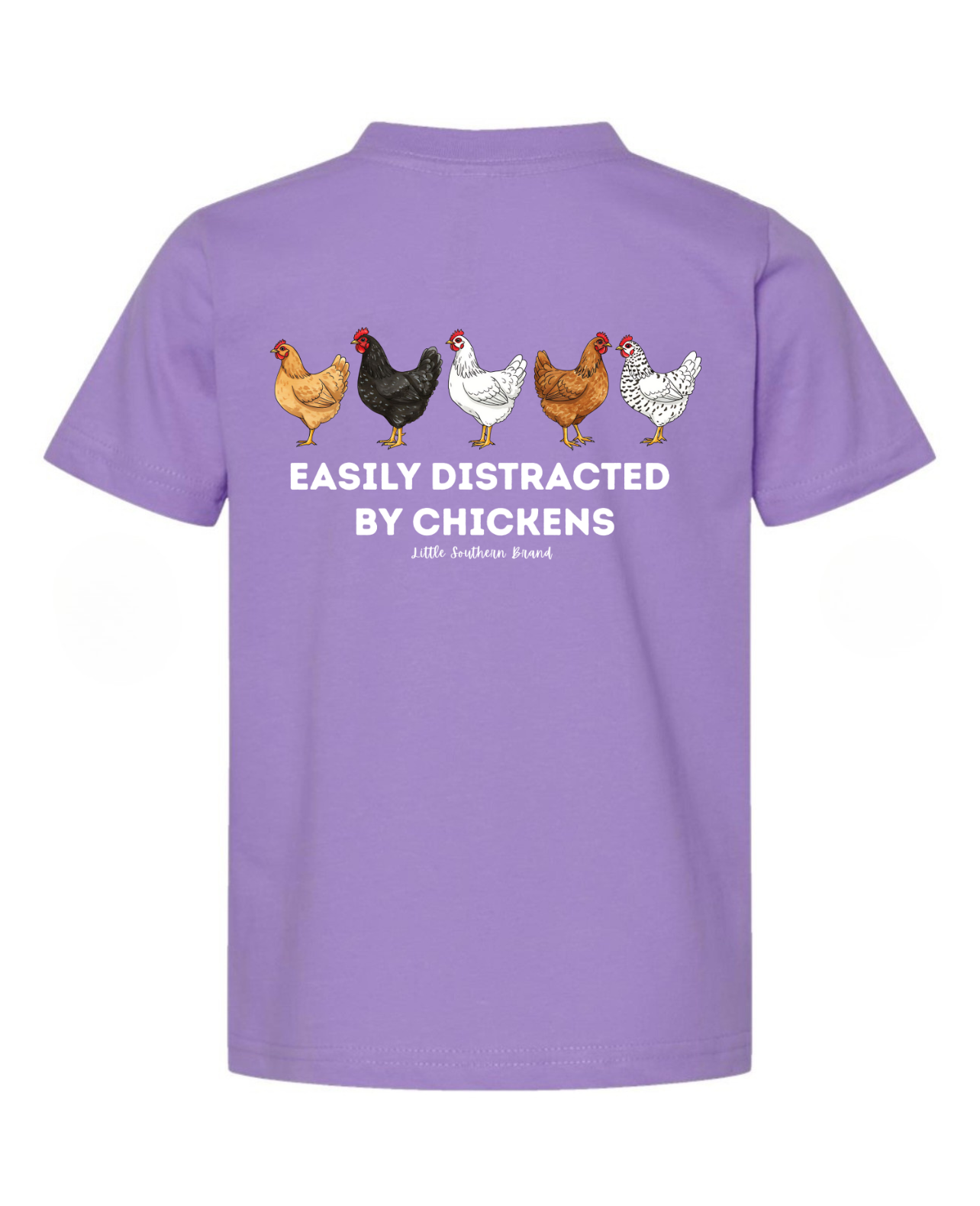 Easily Distracted By Chickens - Lavender