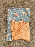 Deer Minky Blanket - Preorder